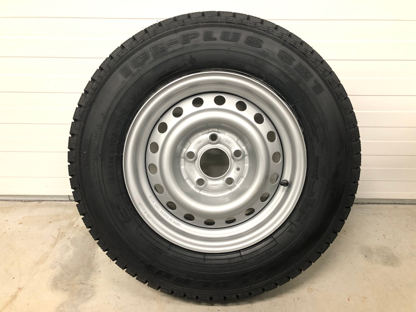 Vinterhjul R14 C 185/80 5-bult, 112 Bultcirkel