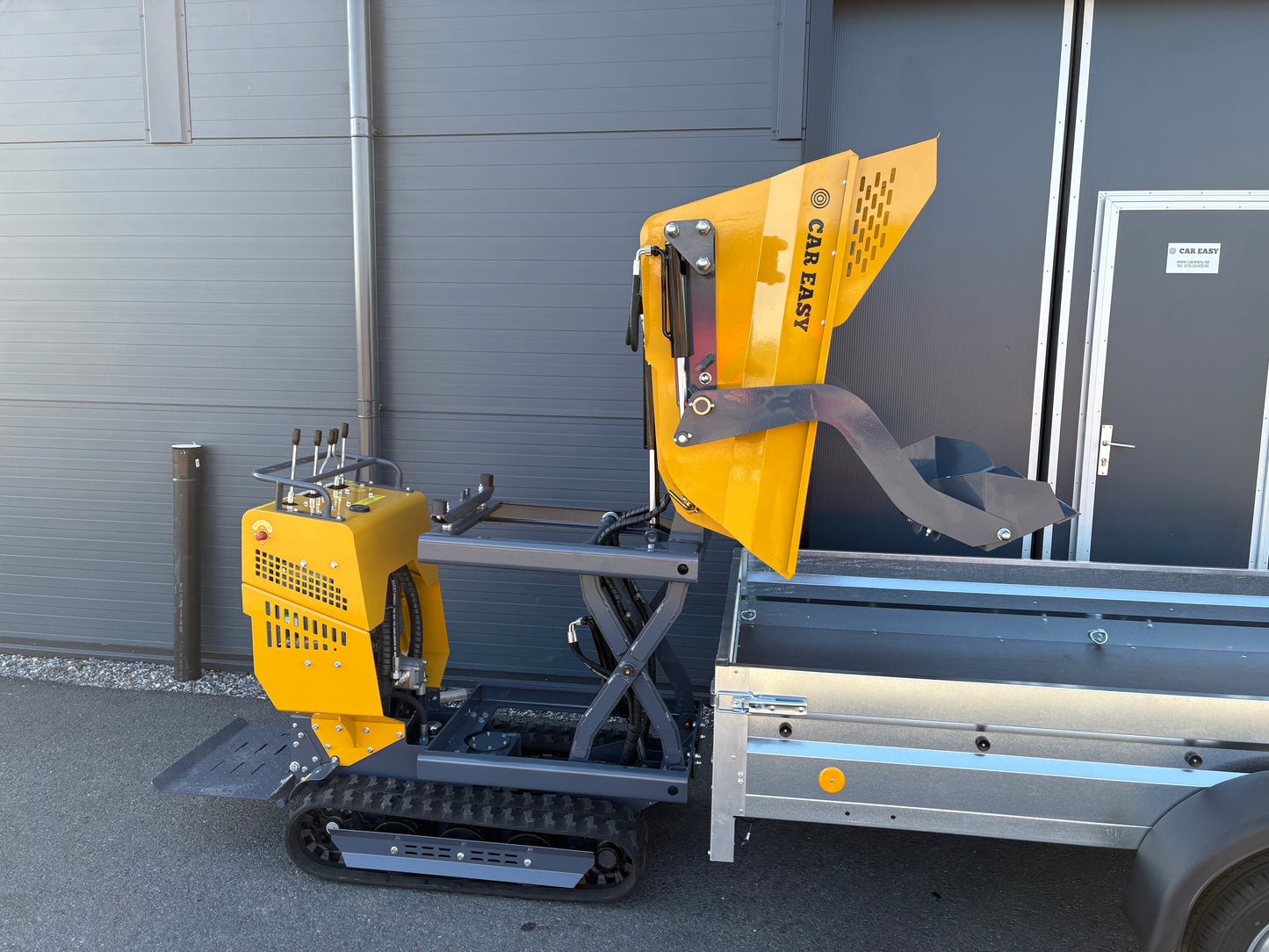 Minidumper med lyftfunktion 500kg