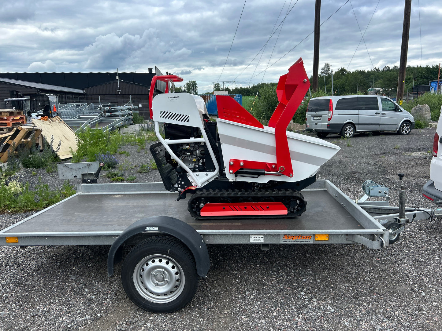 Minidumper självlastande 800kg