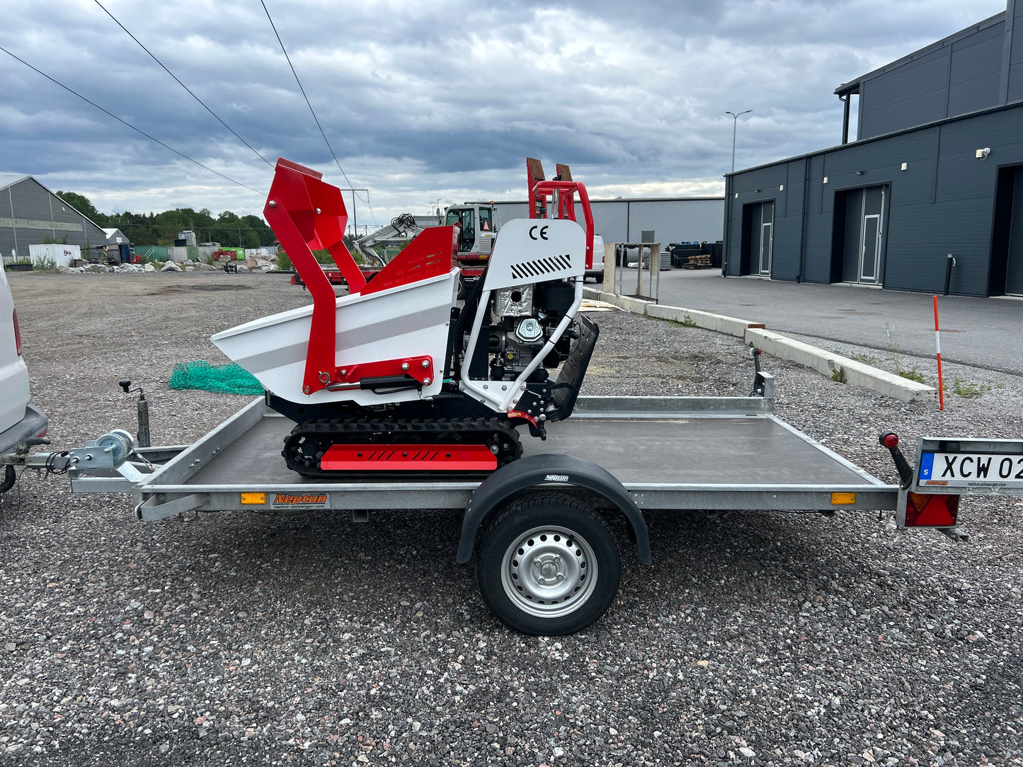 Minidumper självlastande 800kg