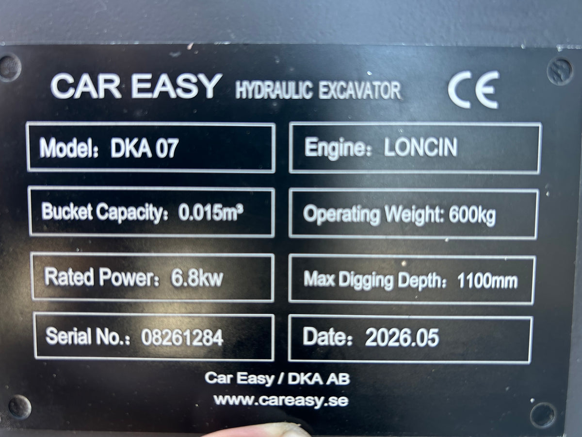 Minigrävare Car Easy DKA 07